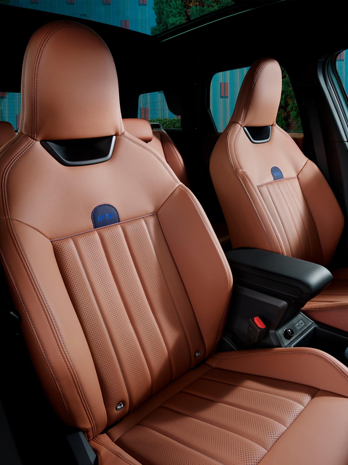 all-electric countryman interior